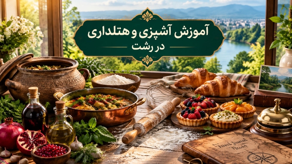 آموزش آشپزی قنادی گردشگری و هتلداری در رشت