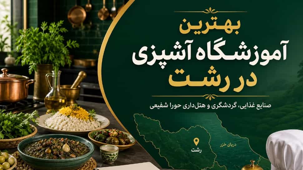 بهترین آموزشگاه آشپزی در رشت با دوره‌ های تخصصی و کاربردی